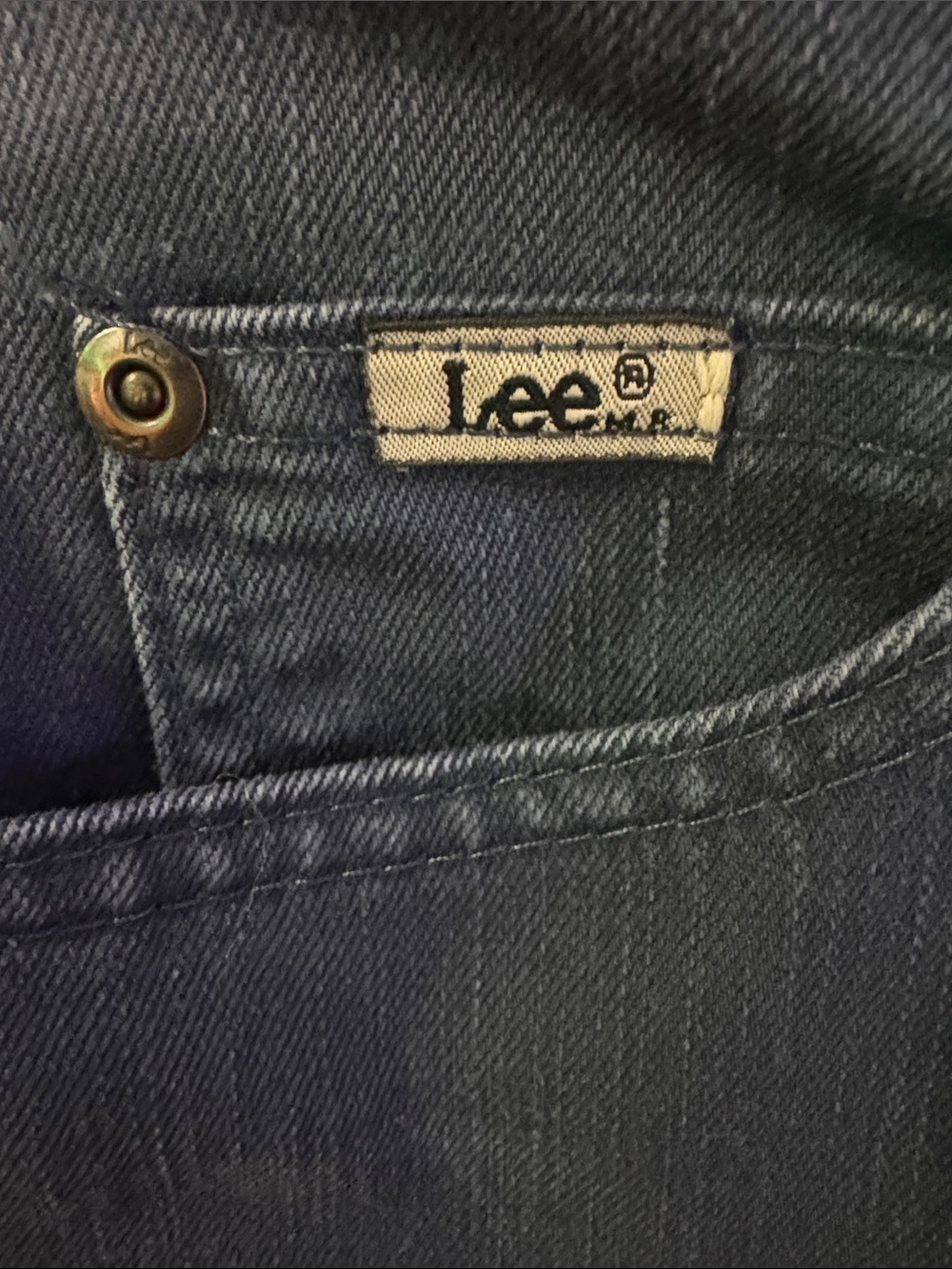 LEE Relaxed Straight Leg Jeans 6 Indigo Wash NWOT - Picture 5 of 11